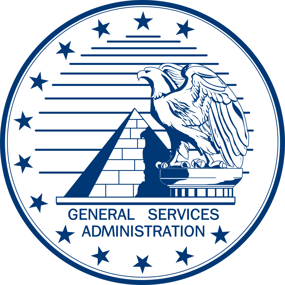 1200px US GeneralServicesAdministration Seal Alt.svg